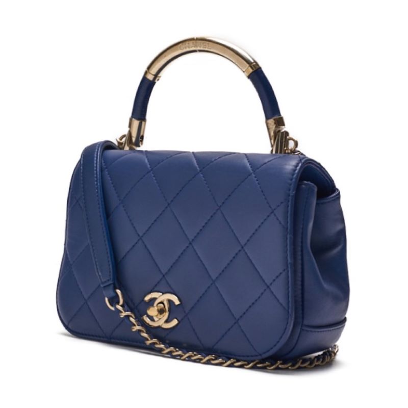 CHANEL Matrasse Full Flap 2WAY Chain Shoulder  Blue (Gen Gold ) Handbag  Shoulder Bag Lady Hybrid Bag  Ship Dutch Shark Online