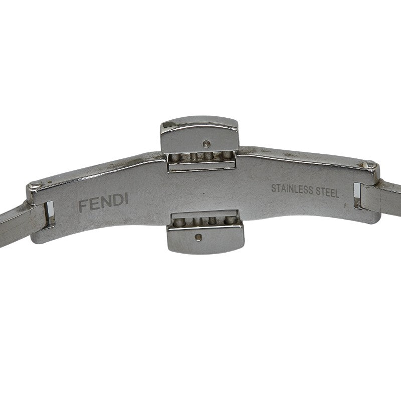 Fendi Crazy Karat 1P Diamond  10500L Quartz White Character Disc Stainless Steel Men FI [High-Range] Fendi []