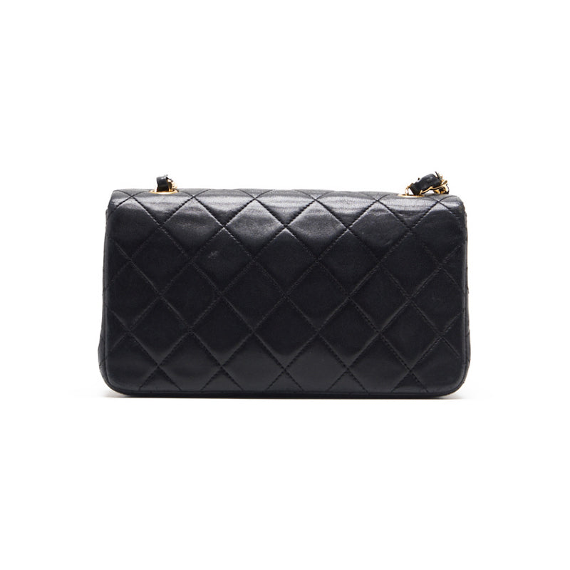 Chanel Mini Trace Full Flap Turnlock Chain Shoulder  Black  Shoulder Bag Miniature Shoulder Bag  Bag Hybrid  Ship SS] E-