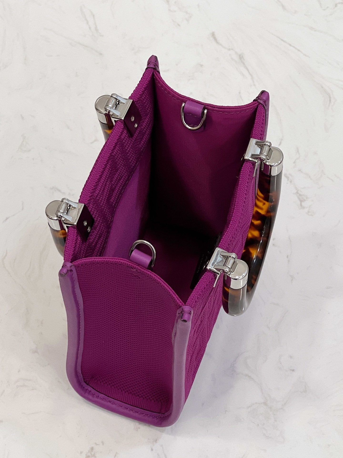 Fendi Mini Sunshine Shopper Purple