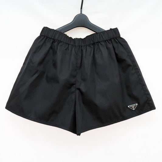 PRADA Prada Re-Nylon Shoes Black 42 11 . 22C757 Nylon Triangle Logo Triangle Logo Black  Shorts Pants Beauty