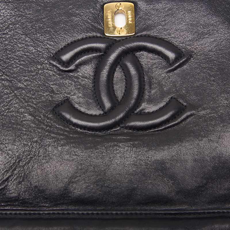 Chanel Matrasse Full Flap Turnlock Chain Shoulder  Black  Shoulder Bag Mini Shoulder Bag  Bag Hybrid 【 Delivery】 Nashville Online