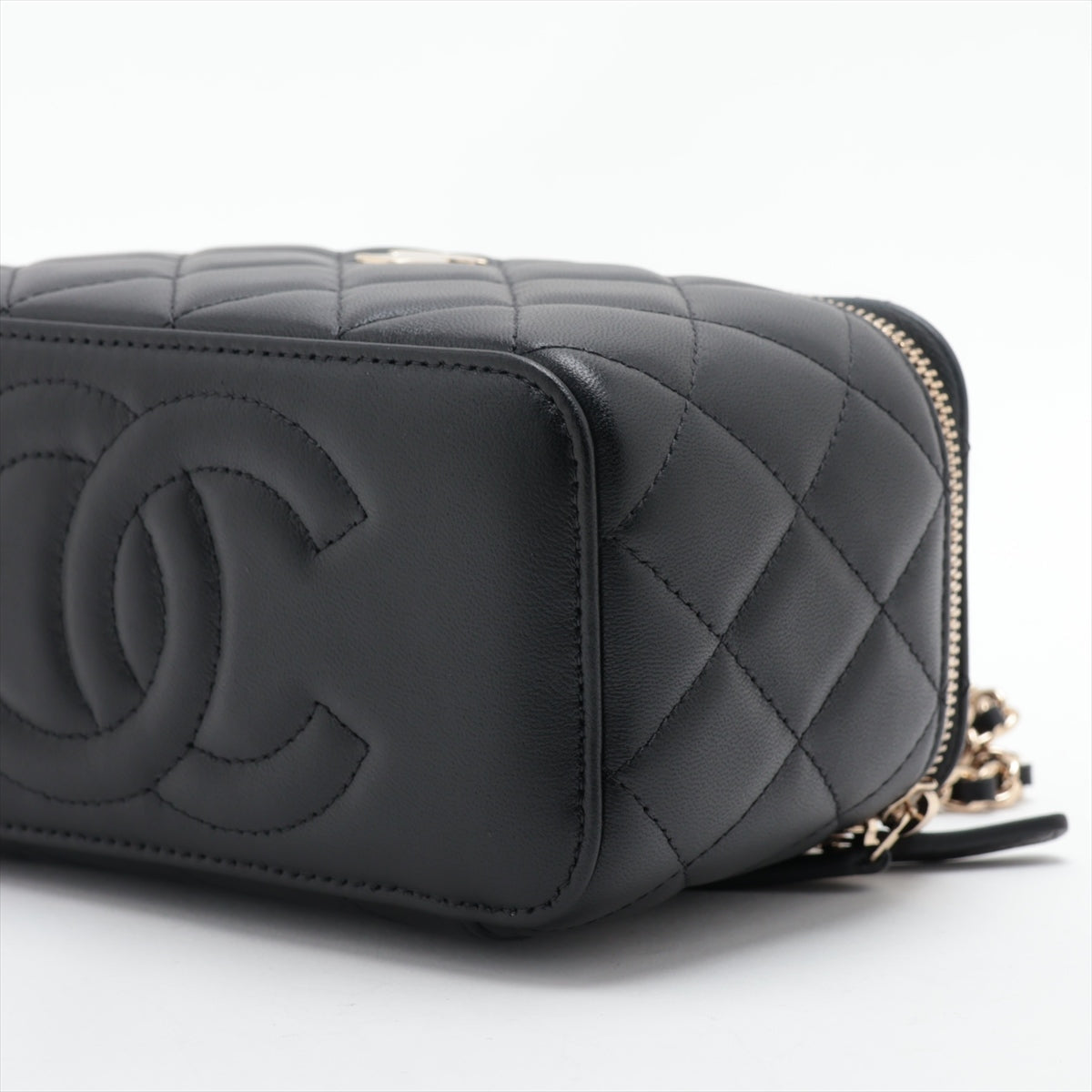 Chanel Matrasse  2WAY Shoulder Bag Vanity Black G