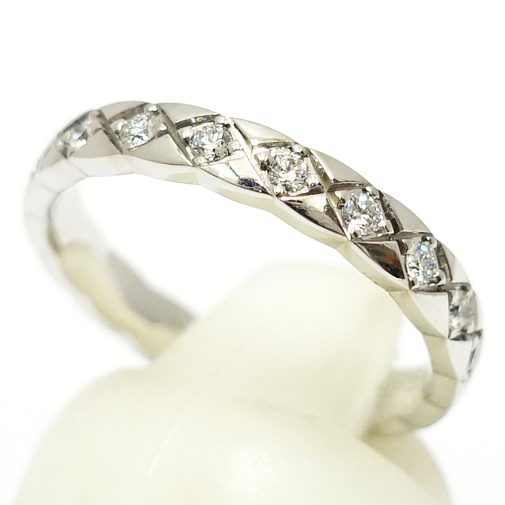 CHANEL K18WG Coco Mini Model Diamond Full-Etenance Ring 750WG Jewelry J11871