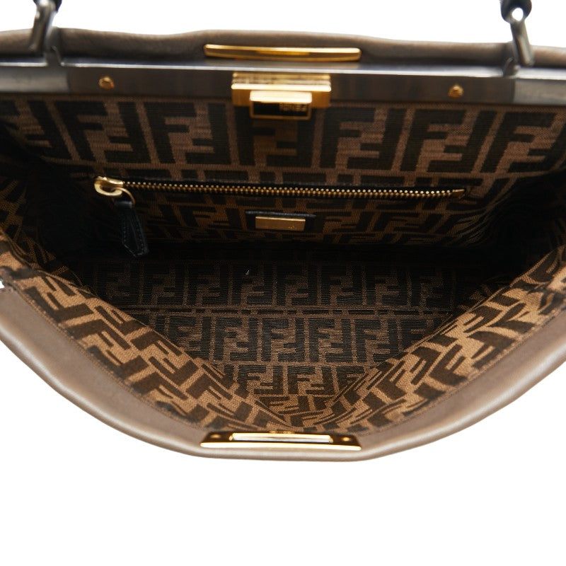 Fendi Zucca Handbag 2WAY 8BN210 Carquigree G Leather  Fendi