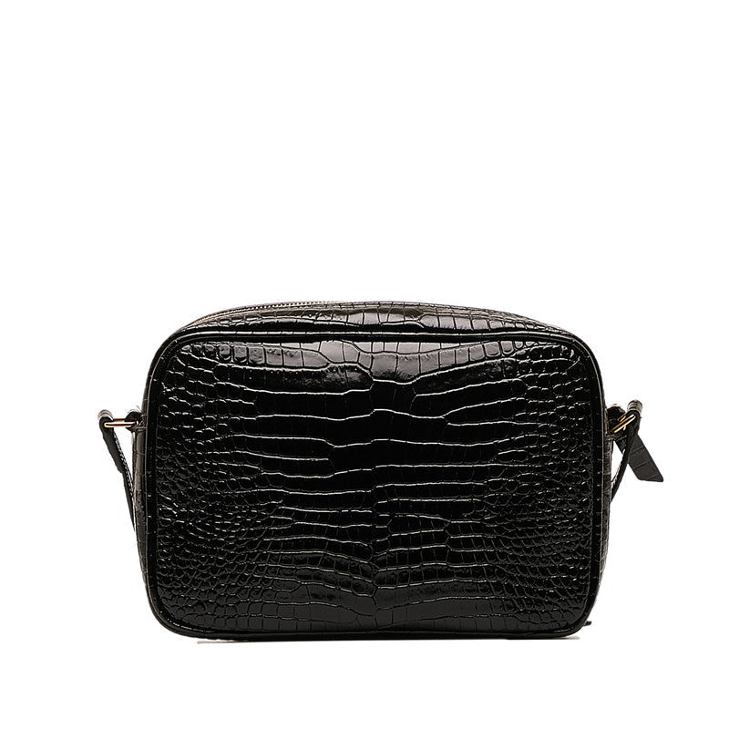 Saint Laurent Lou Bag in Crocodile Black 612544