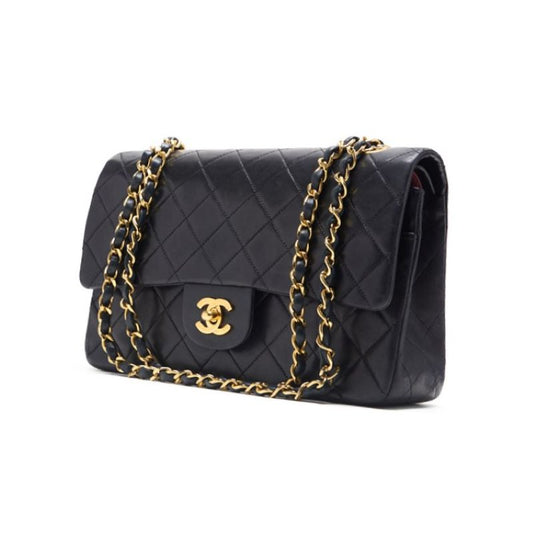 Chanel Matrasse Double Flap Chain Shoulder  Black   Bag Shoulder Bag Ladies French  Ship] Ladies Online  Ladies Online  Ladies Online