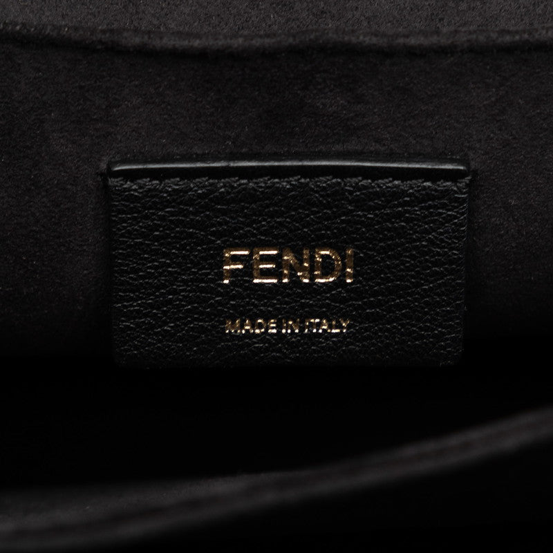 Fendi Zucca Canyon Handbag 2WAY 8BT283 Black Multicolor Leather  Fendi