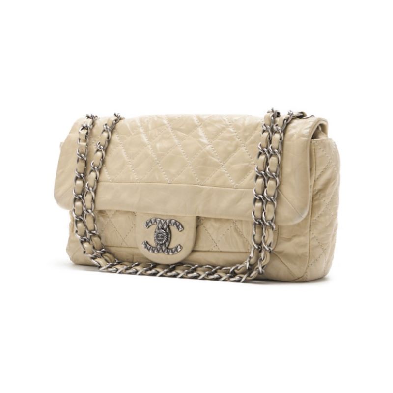 CHANEL 【CHANEL】 Matrasse Chain Shoulder Vintage  Ivory (Silver G) Mini shoulder bag  shoulder bag Hybrid 【 Ship】 Vintage shoulder bag Mini shoulder bag Lady shoulder bag