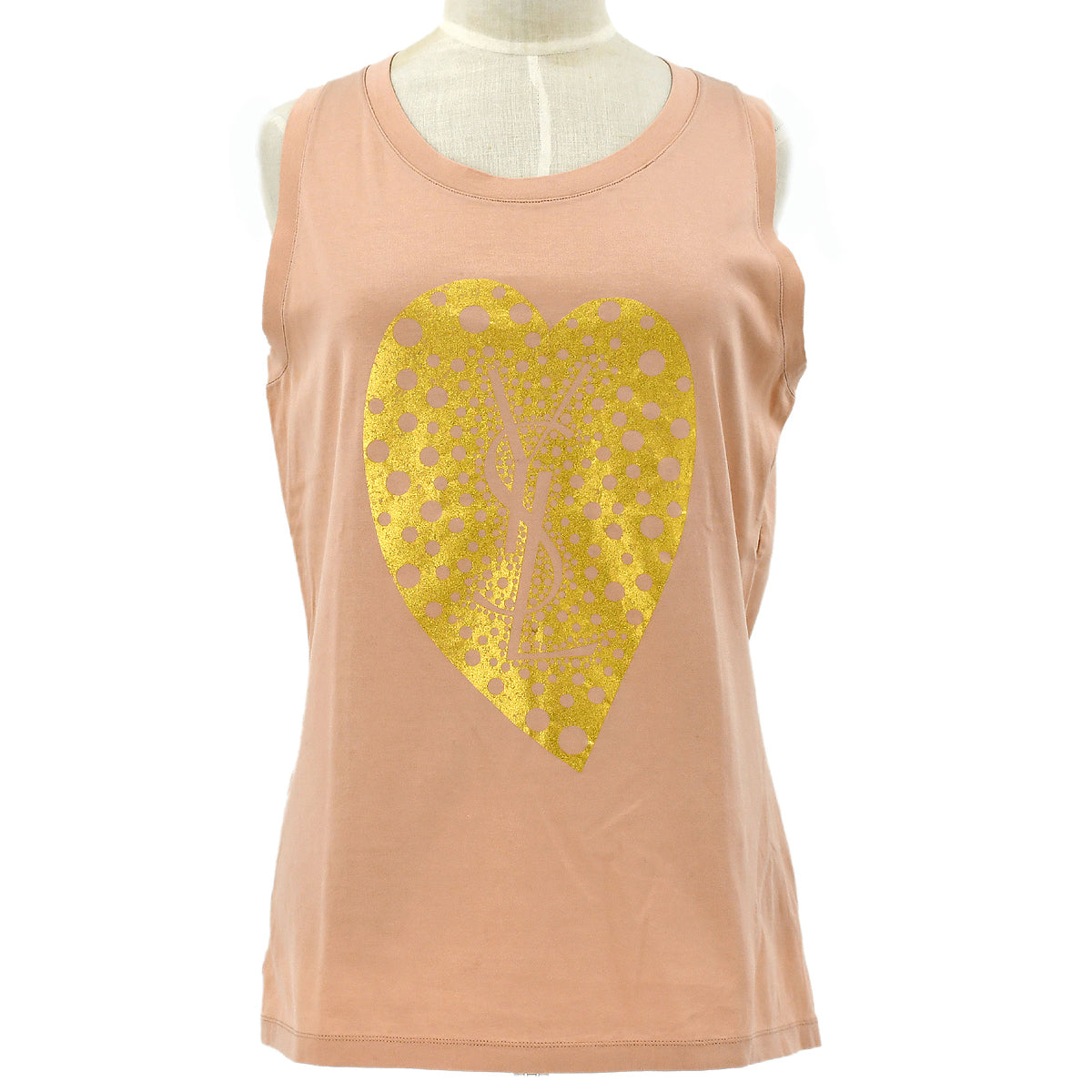 Yves Saint Laurent YSL heart-print tank top #M