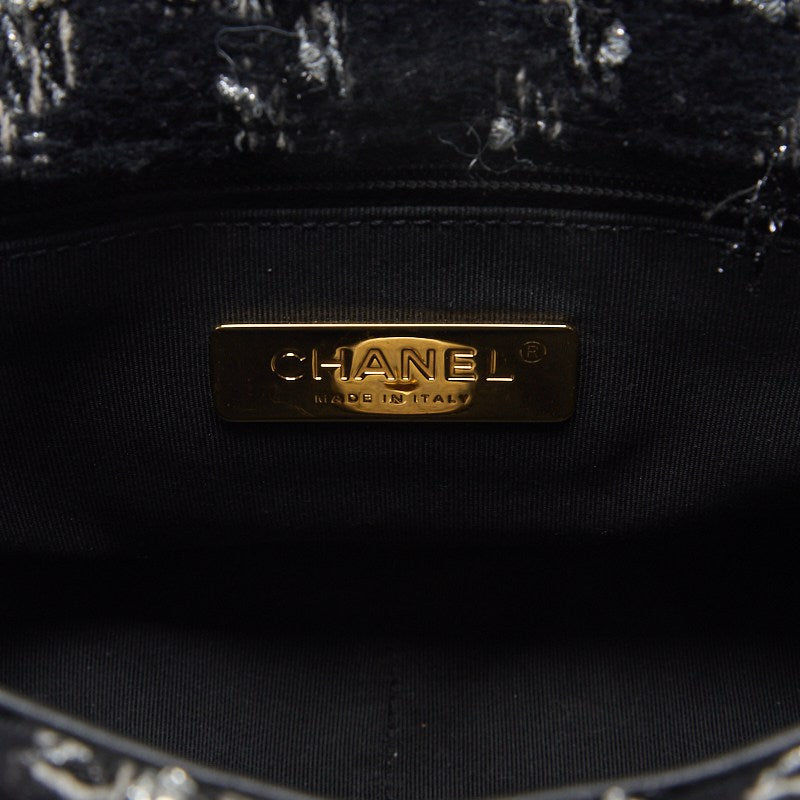 CHANEL 【CHANEL】 CHANEL 19 Matrasse 2w Chain Shooter Tweed Black (Gen  Silver Gold) Tote Bag  Stunt Bag  Hybrid 【 Delivery】 Vintage s Online