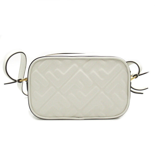 Fendi Fendi Camera Mini Shoulder Bag Shoulder Bag Leather  White 8BS077ANWTF0QVL