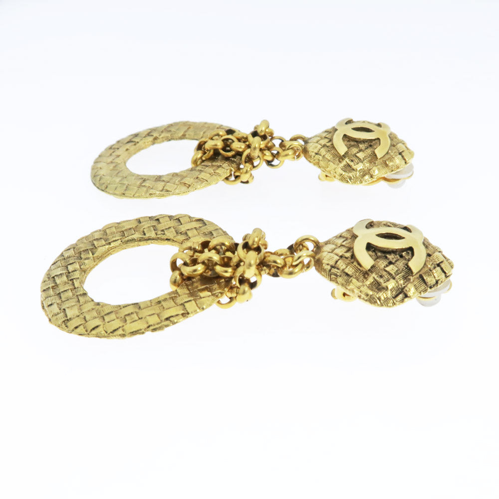 Chanel Hope Earring One Pair Coco CC Mark G Accessories