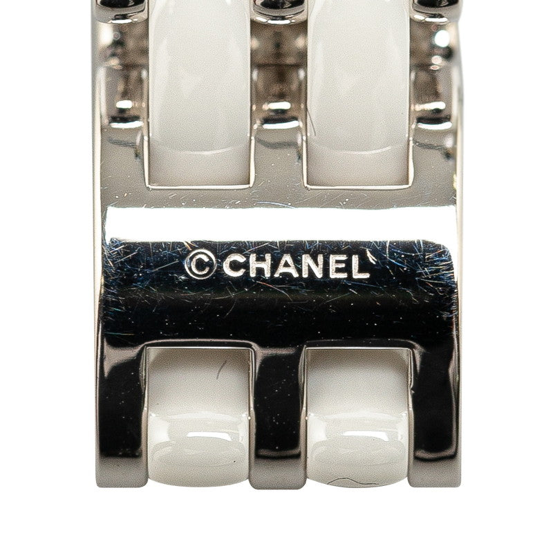 Chanel Ultra Ring #49 K18WG White G White Ceramic  CHANEL