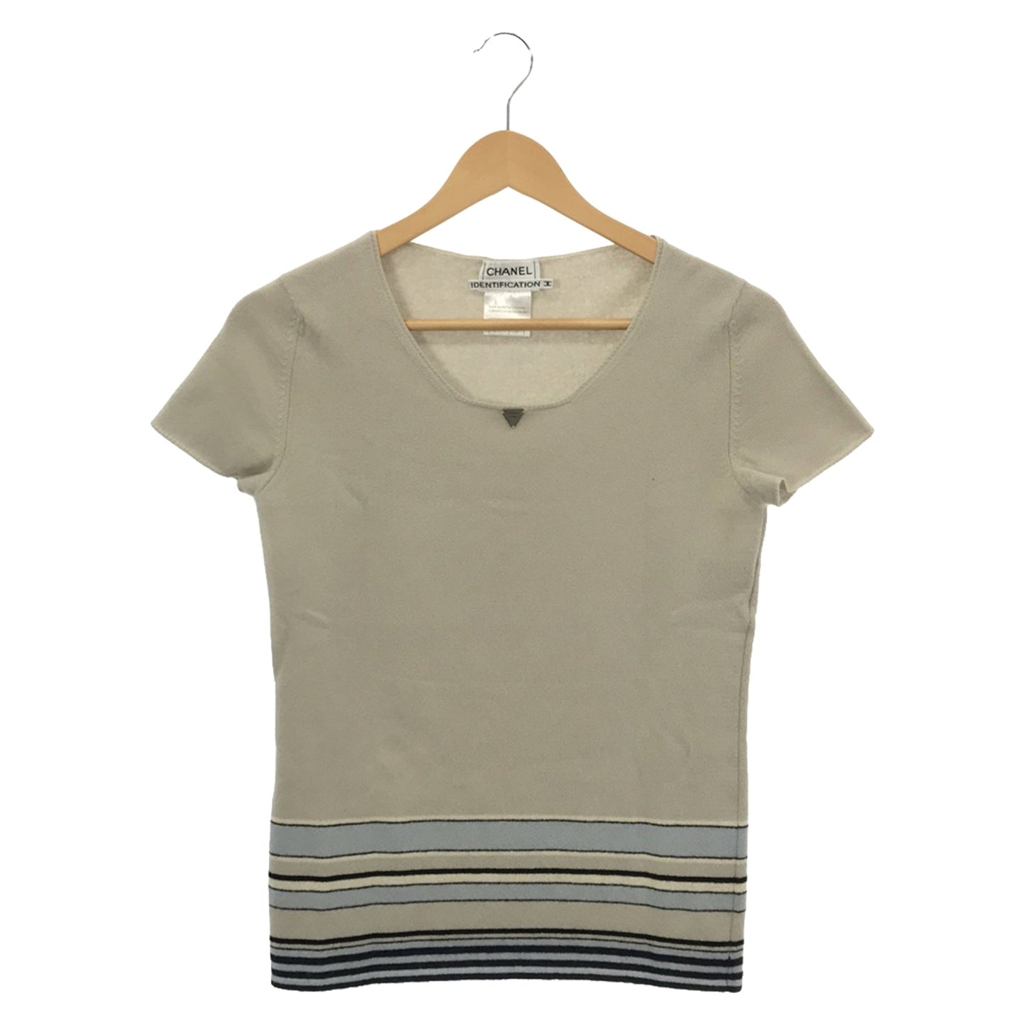 Chanel Half-Handed s Clothing Tops Cashmere  Beige P15016V00690