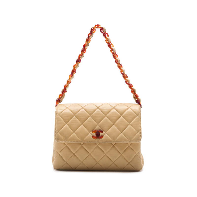 CHANEL CHANEL mattresses handbags flat chain handbags ram ss beige (g ) s bag mini shoulder bag ladies bag hybrid 【 Ship】 Jaipur mountain bookstore online