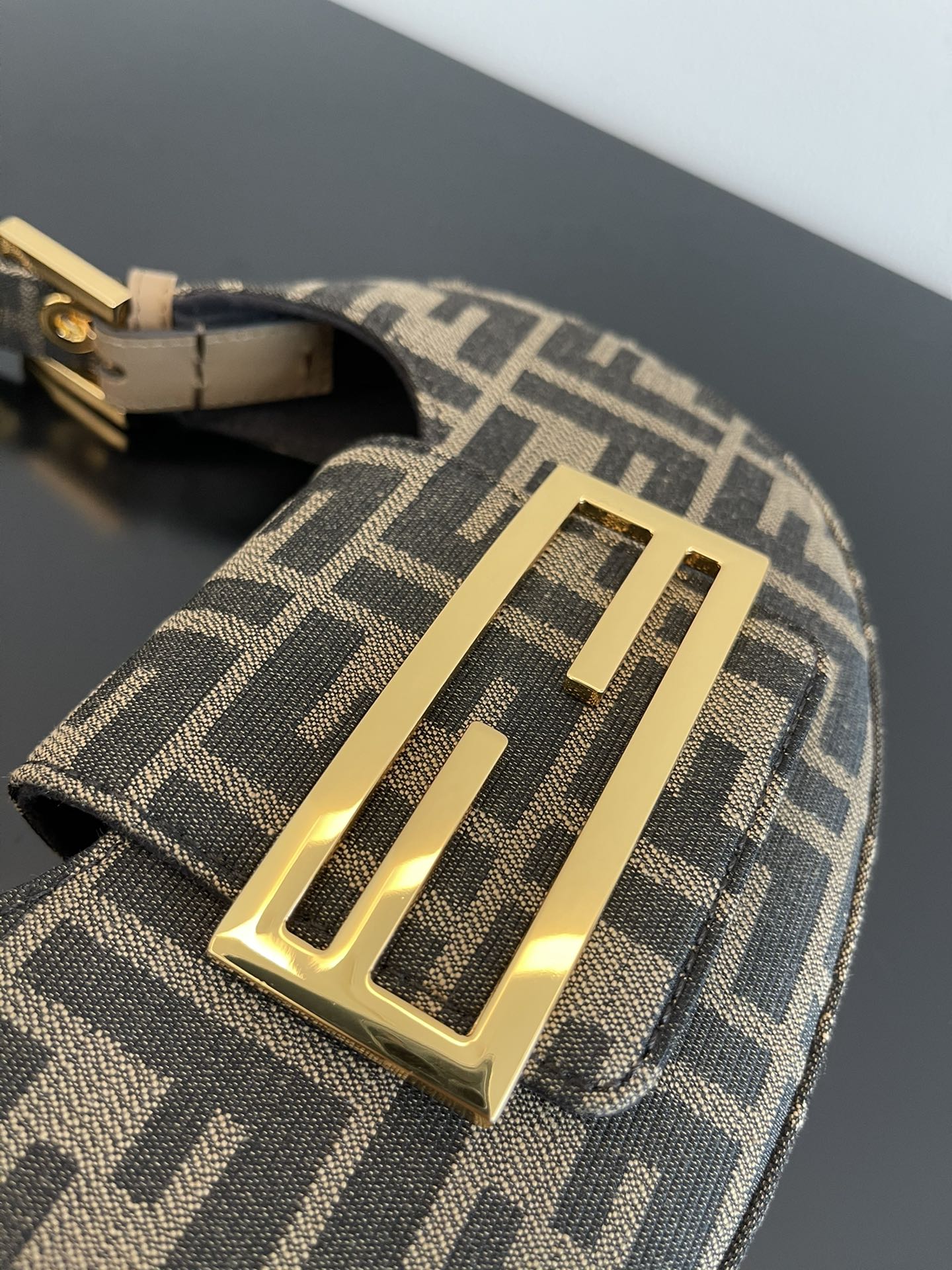 Fendi Cookie FF Fabric Multicolour Mini Bag