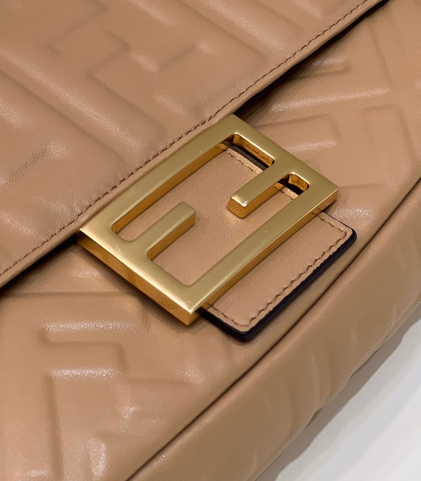 Fendi Baguette Brown Crossbody Bags