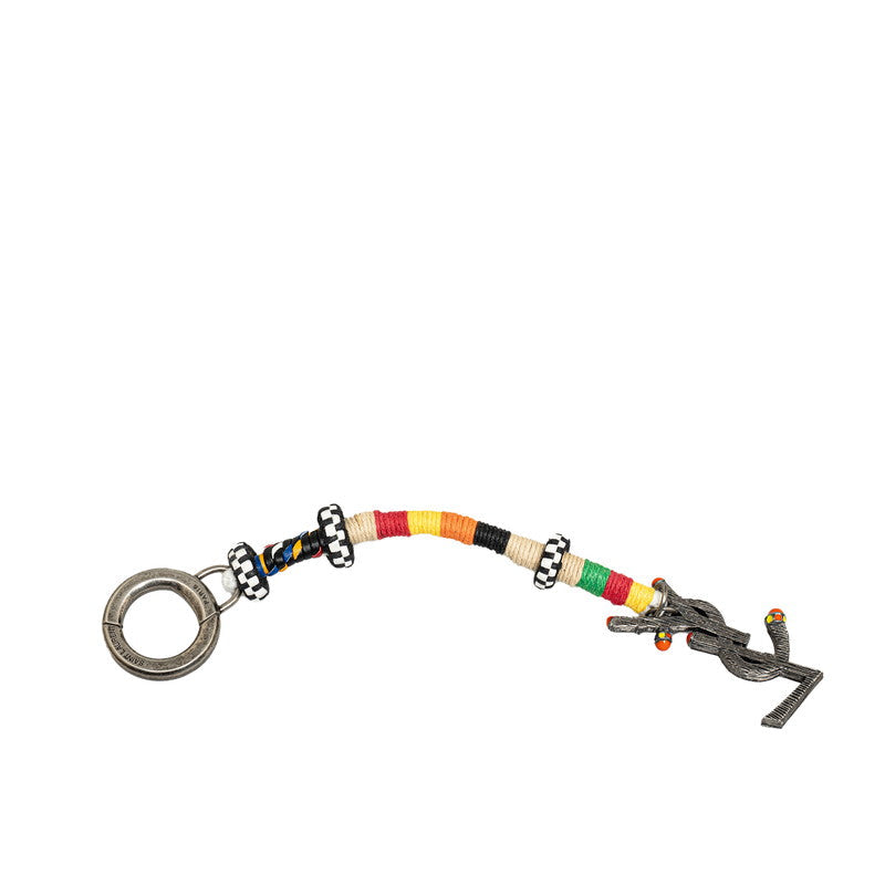 Saint Laurent Key ring Charm 506496 Black Red Multicolor Metal  Saint Laurent