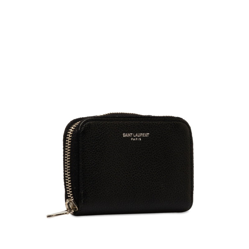 Saint Laurent Coin Box 504778 Black Leather  Saint Laurent