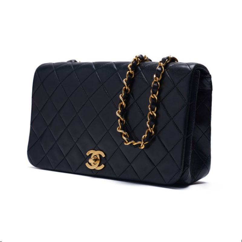 Chanel Matrasse Full Flap Chain Shoulder  Black  Shoulder Bag  Shoulder Bag Ladies Shoulder Bag Hybrid 【 Ship】【SS】 Rush Mountain Online