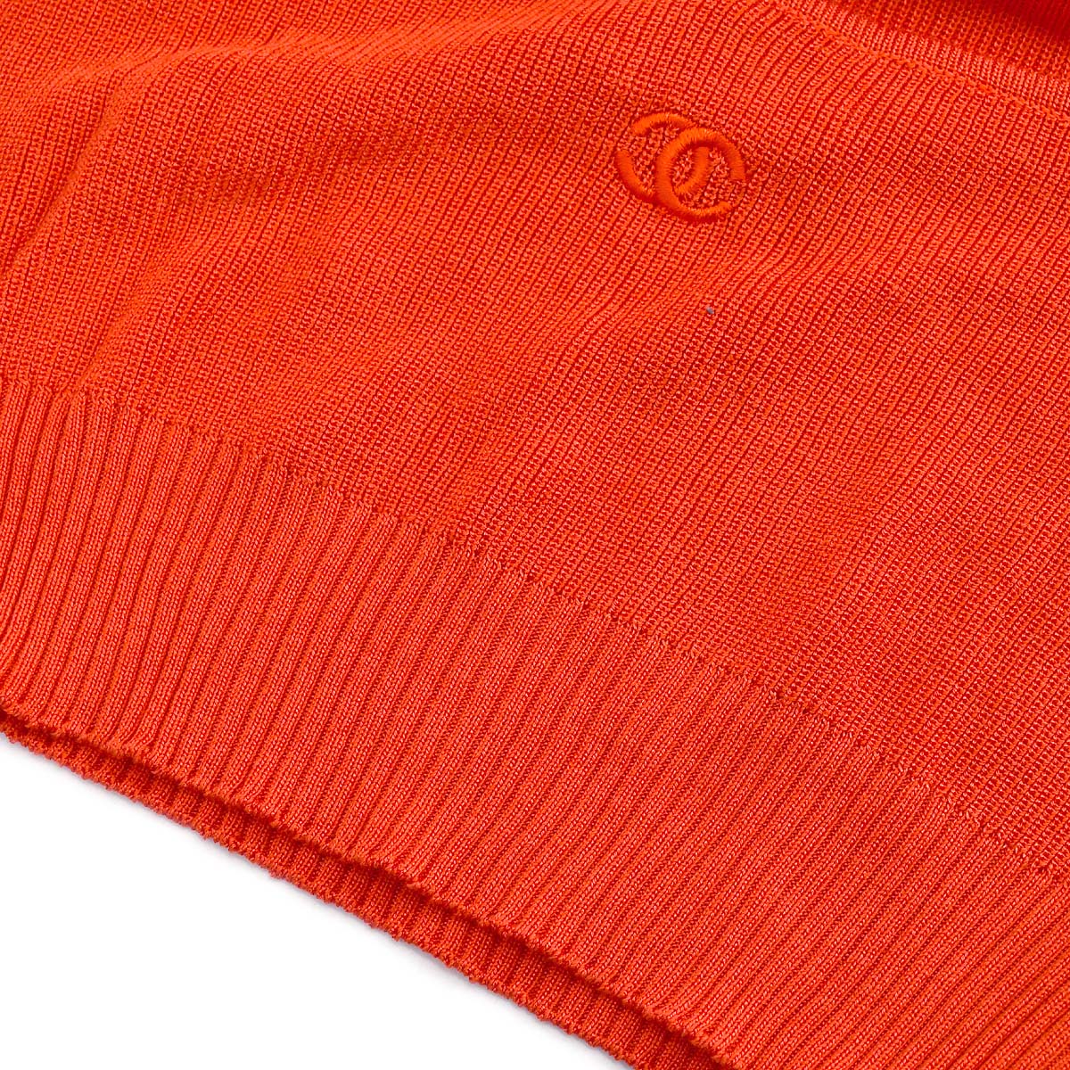 Chanel Setup Knit Tops Pants Orange 96P #40