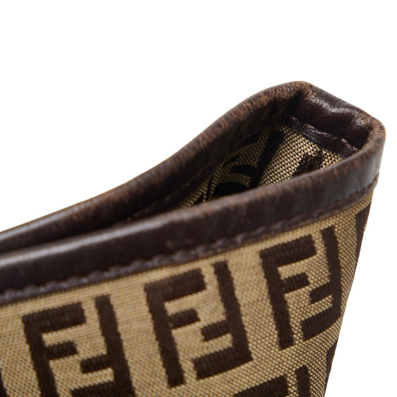 Fendi Fendi Shoulder Bag Canvas/Leather Brown  Fendi