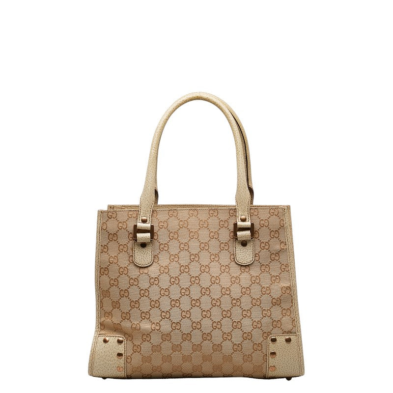 Gucci GG Monogram Canvas Tote Handbag 124260 Women's