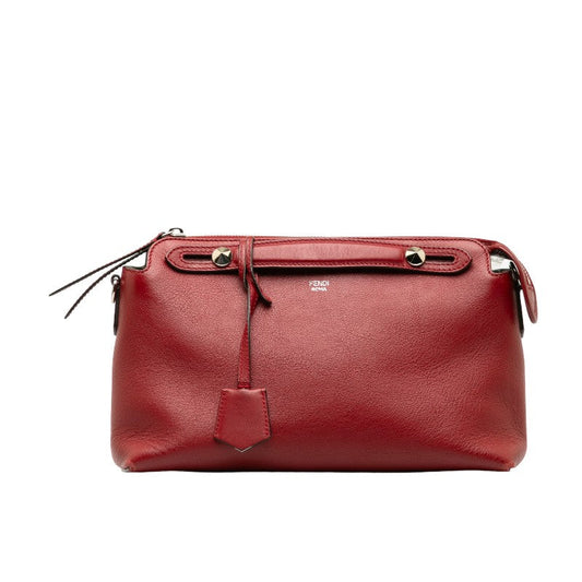 Fendi By the Way Handbag Shoulder Bag 2WAY 8BL124 Red Leather Women's