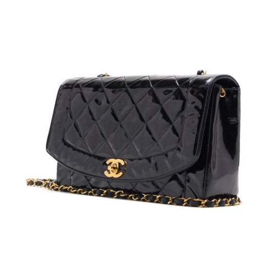 Chanel Matrasse Dianaflap Chain Shoulder Emalje Black  Shoulder Bag Mini Shoulder Bag  Bag Hybrid 【 Ship】  Yaboo Online