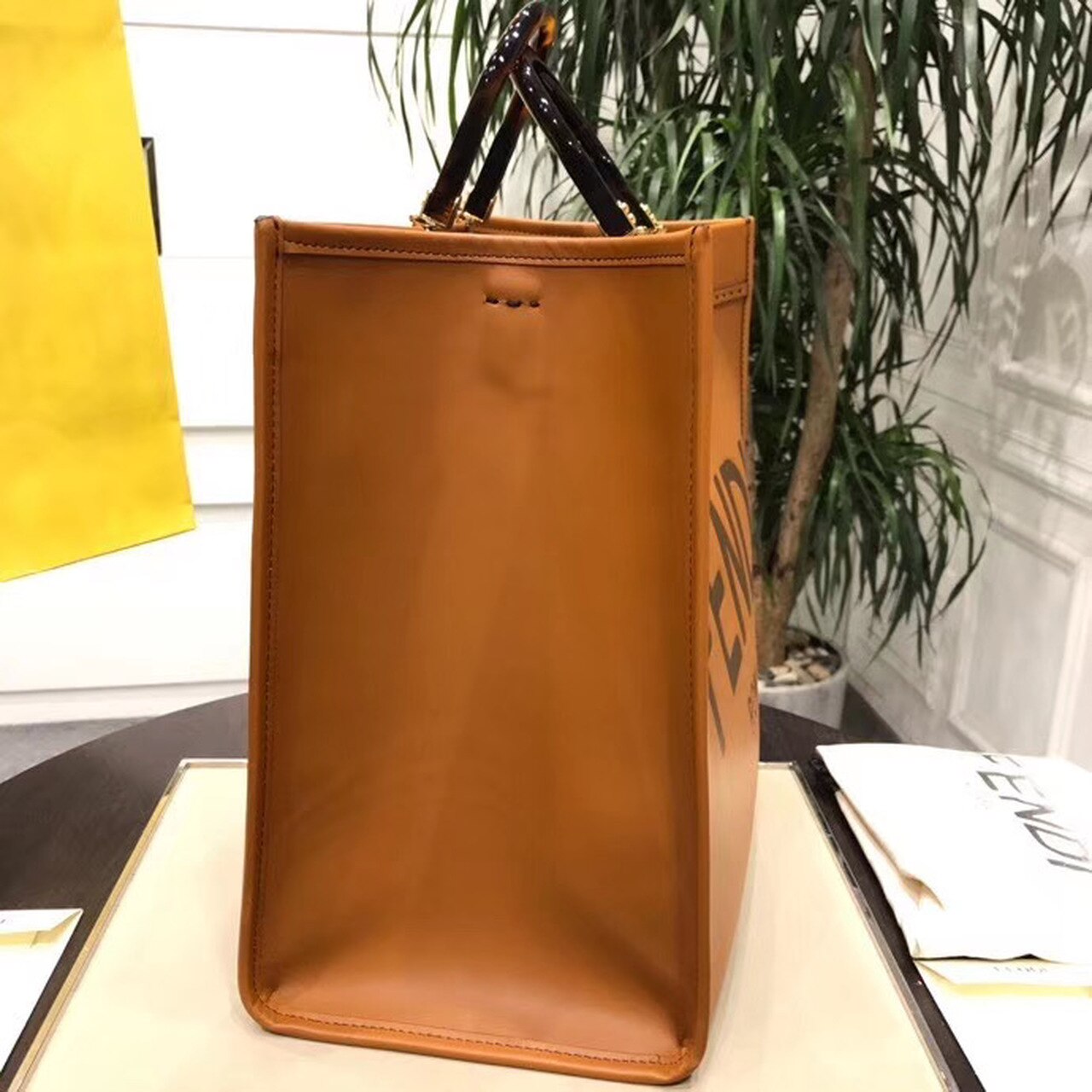 Fendi Sunshine Large Tote Bag Brown