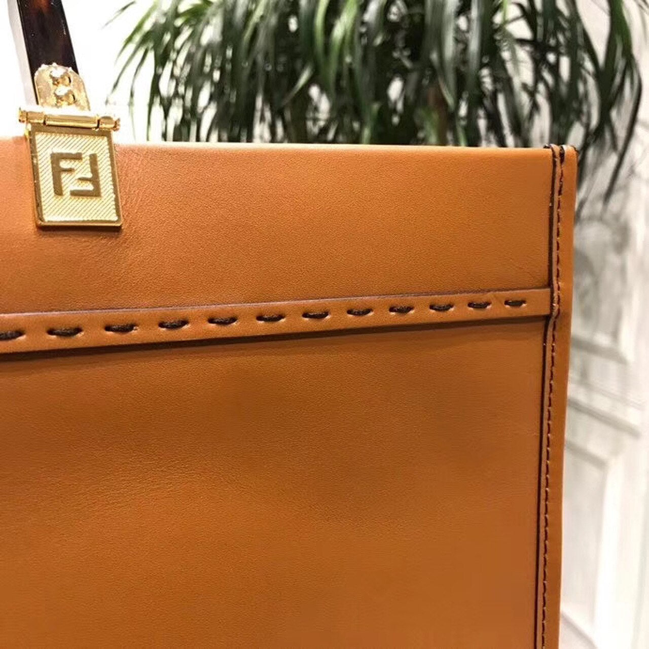 Fendi Sunshine Large Tote Bag Brown