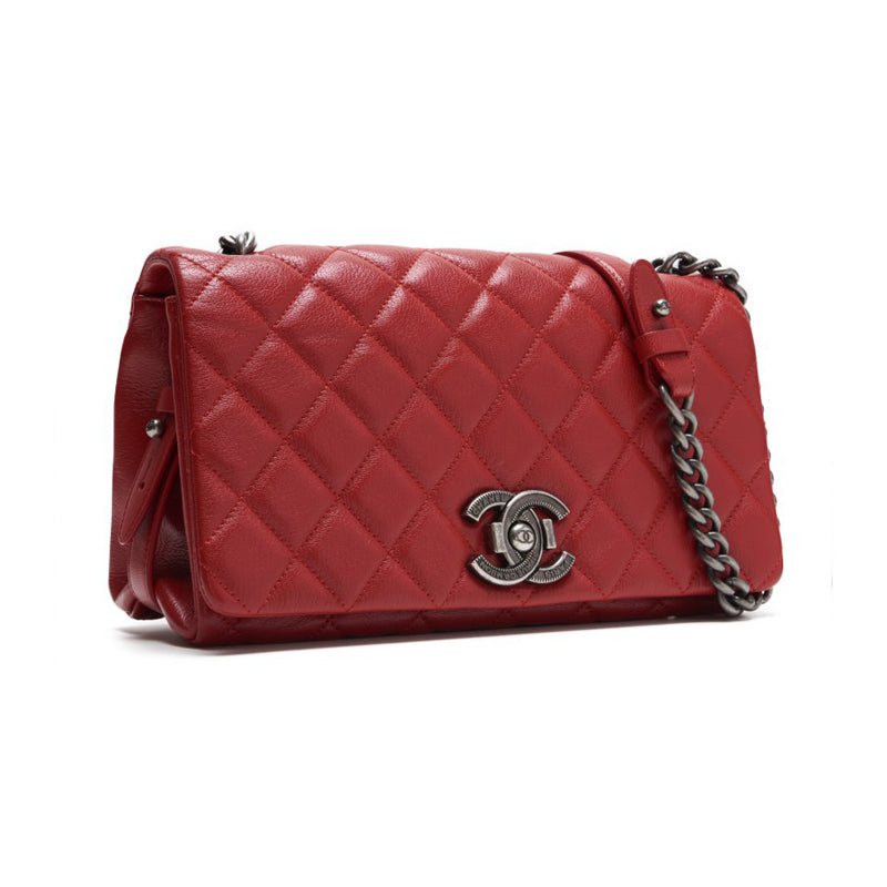 Chanel Matrasse Full Flap Chain Shoulder Caviar S Red (Silver G) Shoulder Bag  Shoulder Bag Ladies Shoulder Bag Hybrid 【 Ship】 Dutch Shark Online