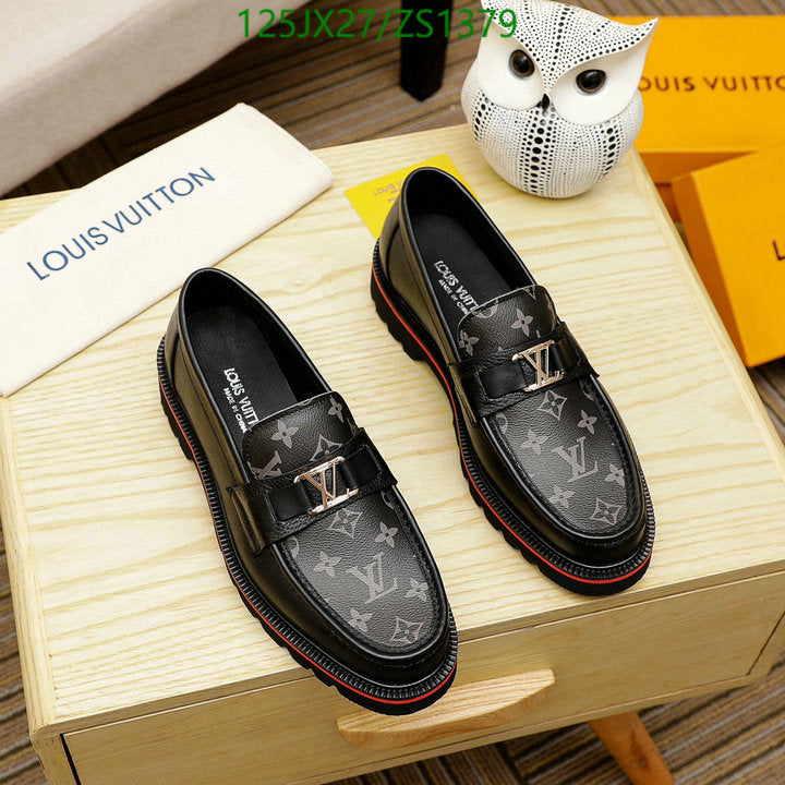 Louis Vuitton Mokassins Academy leather flats