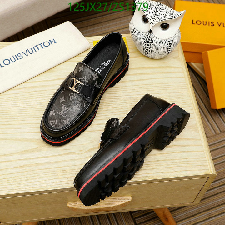 Louis Vuitton Mokassins Academy leather flats