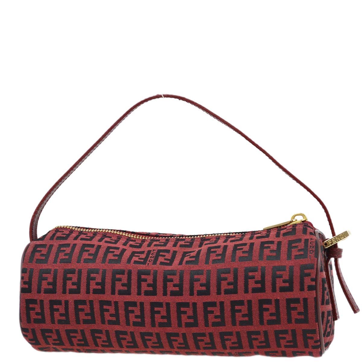 Fendi Red Zucchino Mini Handbag