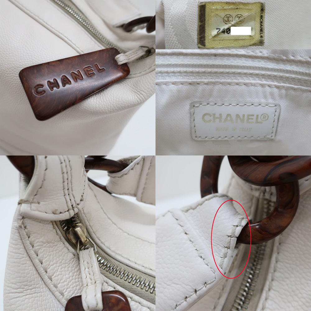 Chanel One-Shoulder Bag White Wood-Shoulder White Wood-Shoulder White Wood-Shoulder White Wood-Shoulder White White White White White White White White White White White White White White White White White