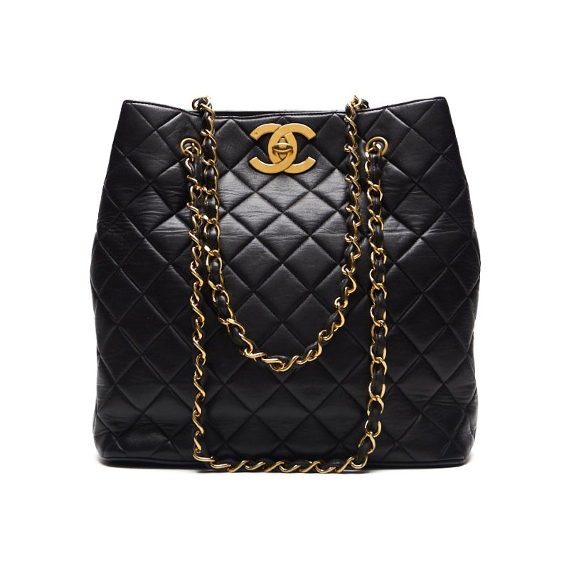 Chanel Matrasse Decacoco Turnlock Double Chain Shoulder  Black  Shoulder Bag Mini Shoulder Bag  Shoulder Bag Hybrid 【 Ship】