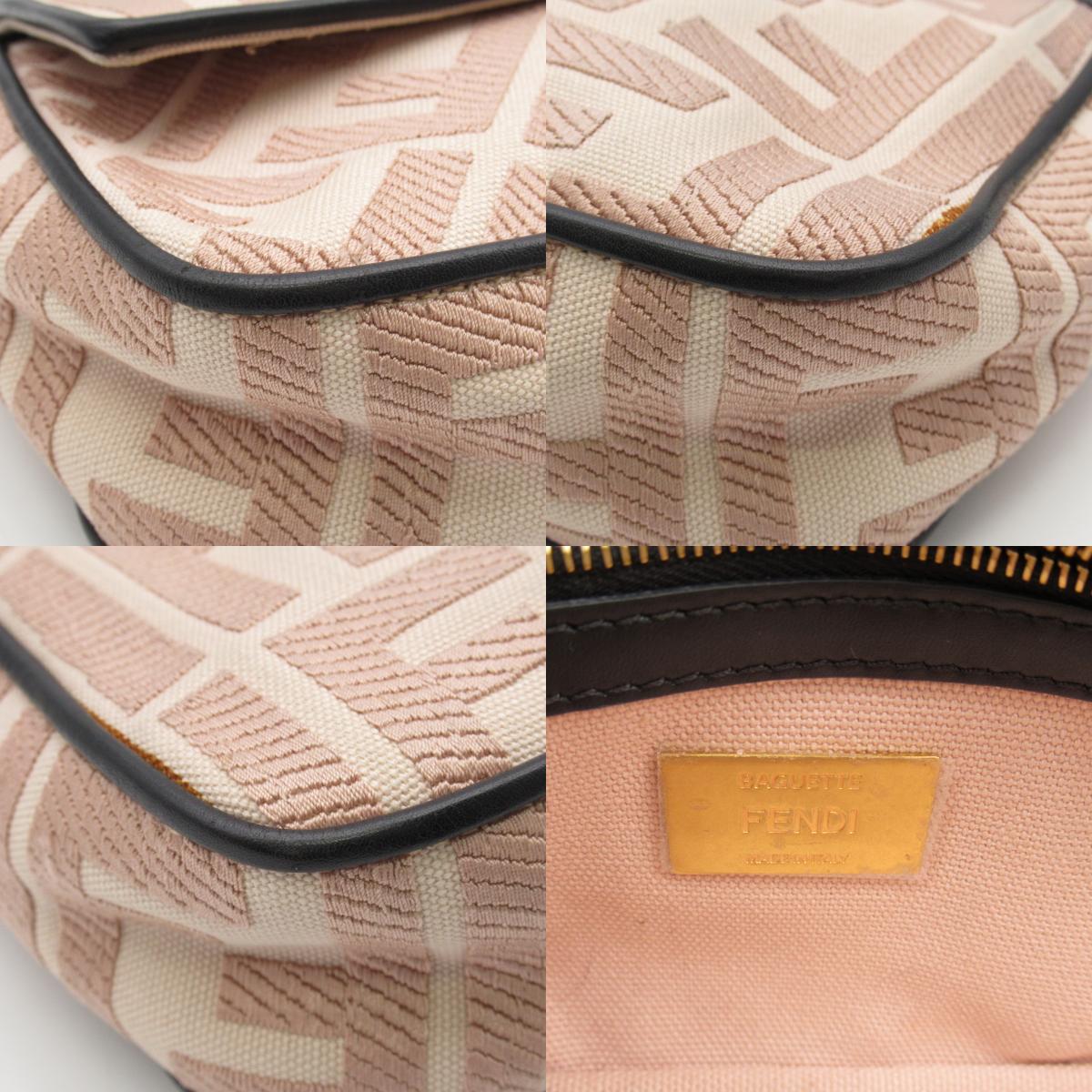 FI FENDI MANMABACKET SHOLDER BAG SHOLDER BAG LEADER CANDY LADY BLACK/ROSE 8BR600