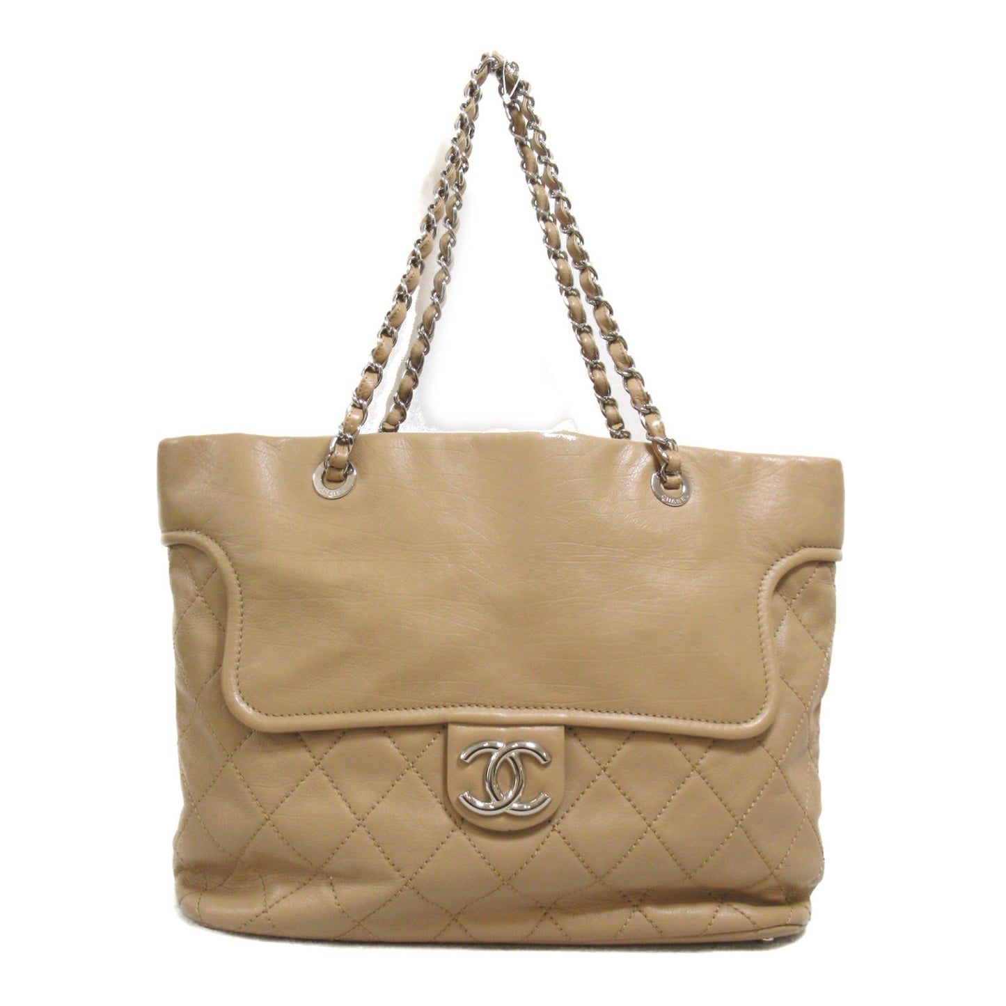 Chanel Shoulder Bags Shoulder Bags Leather  Beige  Chanel