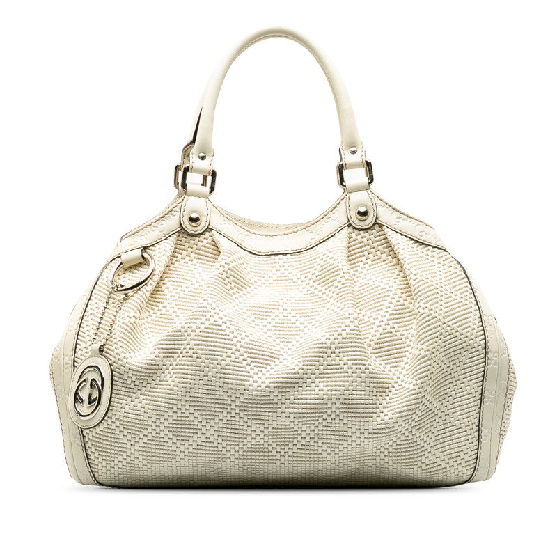 Gucci Handbag 211944 White Leather Ladies Gucci (Gincci Paris)