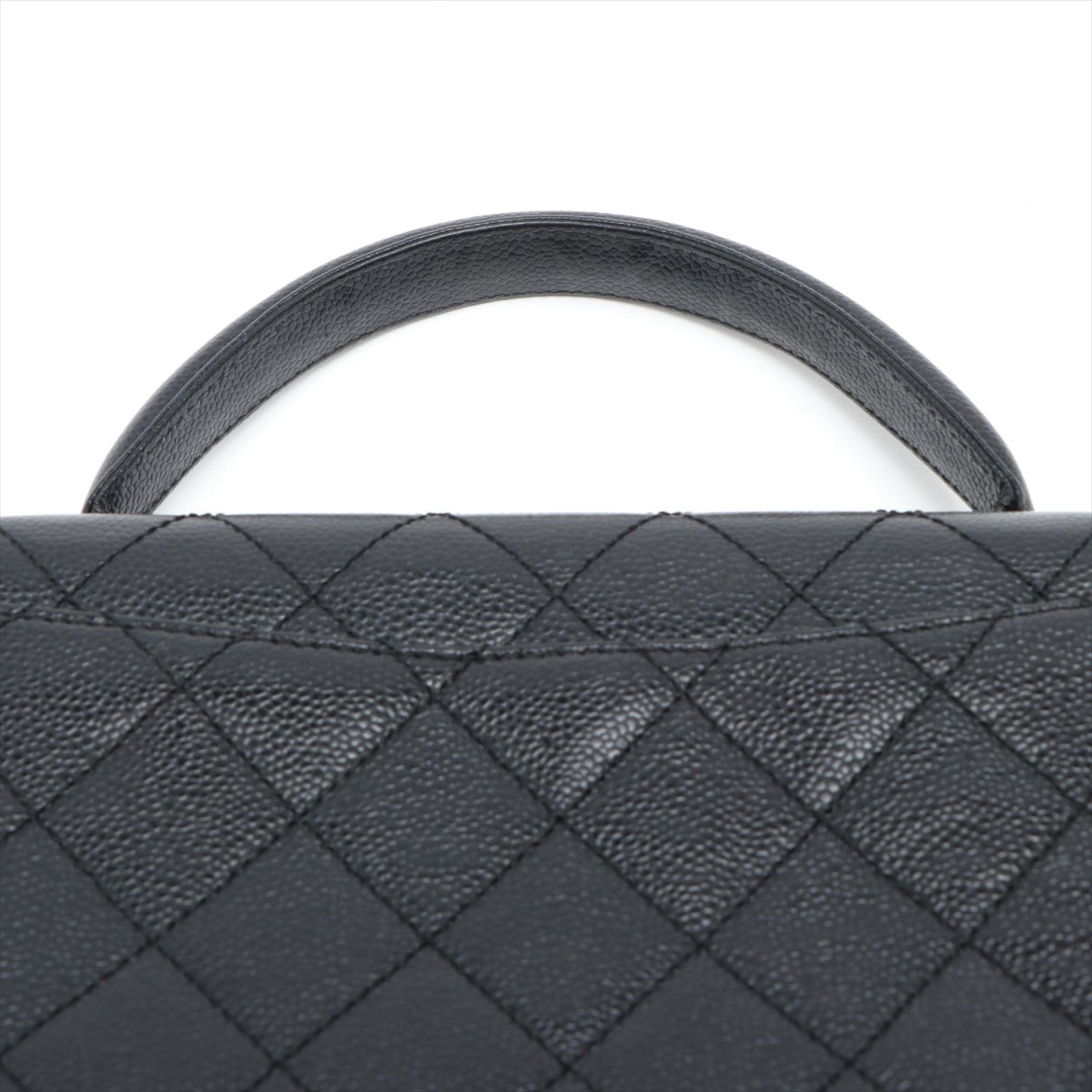 Chanel Black Caviar Kelly Handbag