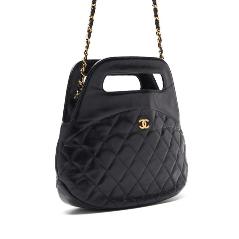 CHANEL CHANEL Matrasse Pushlock 2WAY Chain Shoulder  Black  Shoulder Bag Mini Shoulder Bag  Bag Hybrid 【 Ship】 Ladies Online