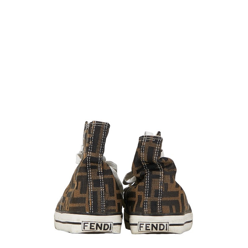 Fendi Zucca Trainers Size 37 Brown White Canvas  Fendi