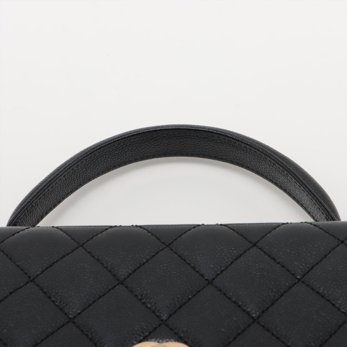 Chanel Matrasse Caviar S Handbag Kelly Black G  7th