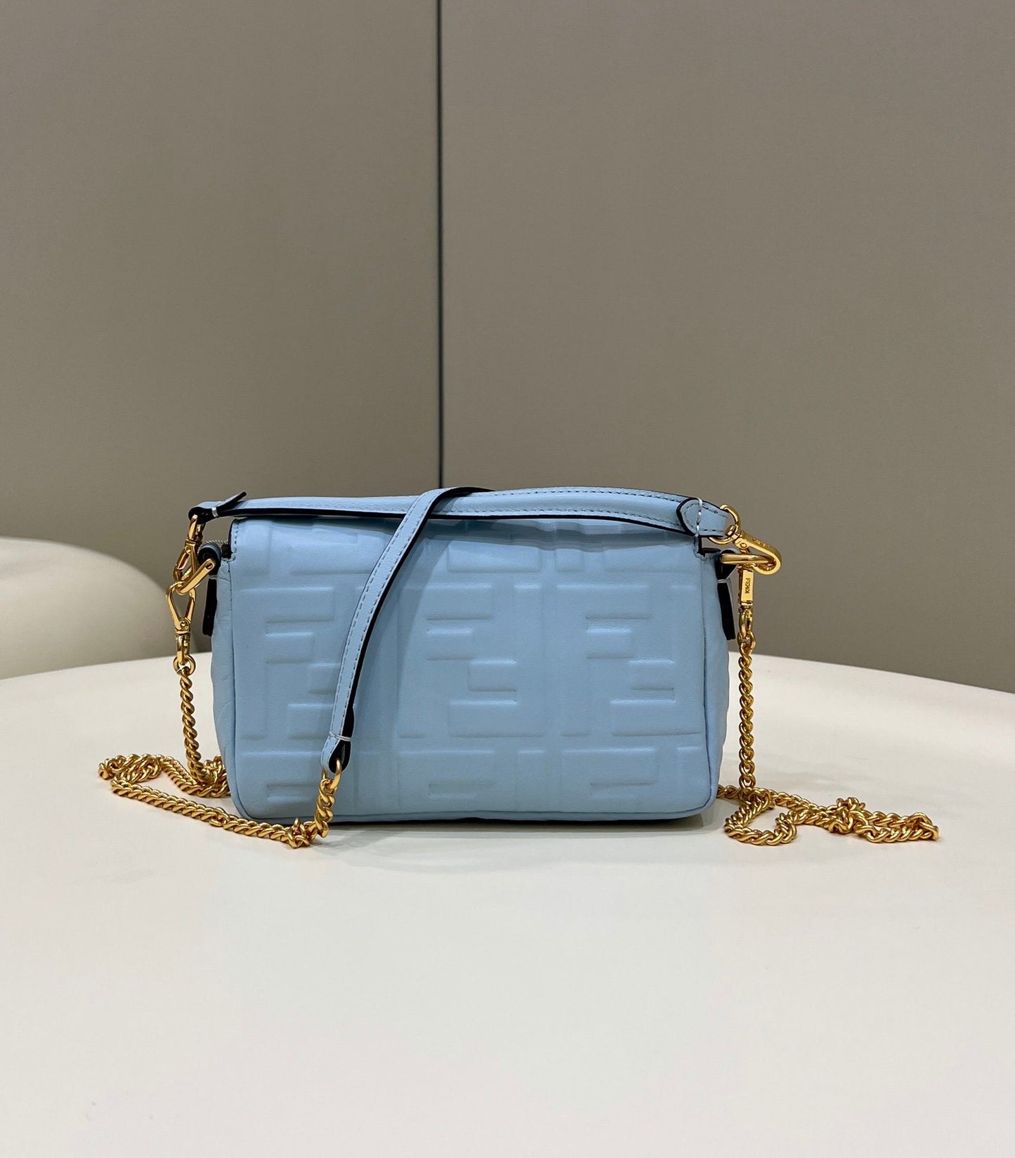 Fendi Baguette Blue  Crossbody Bags