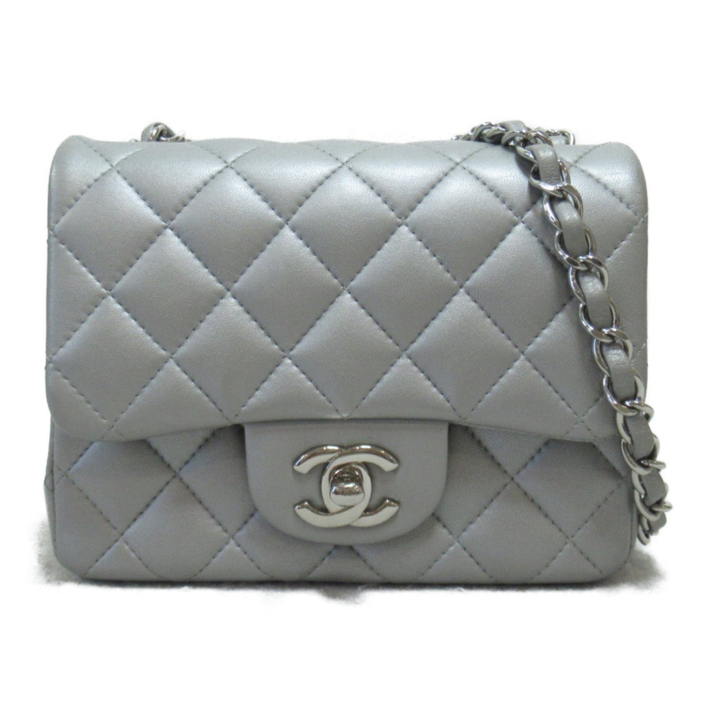 CHANEL Mini Chain Shoulder Chain Shoulder Bag Women's S Women's Silver