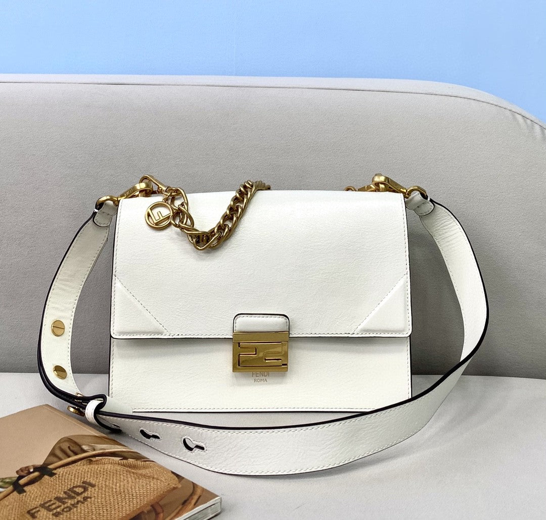 FI Kan U Small White Bag For Woman 25cm/9.5in