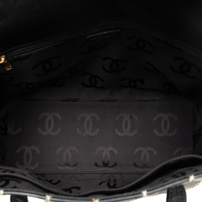 Chanel Wild Stick Coco Handbag Shoulder Bag Black Leather  Chanel