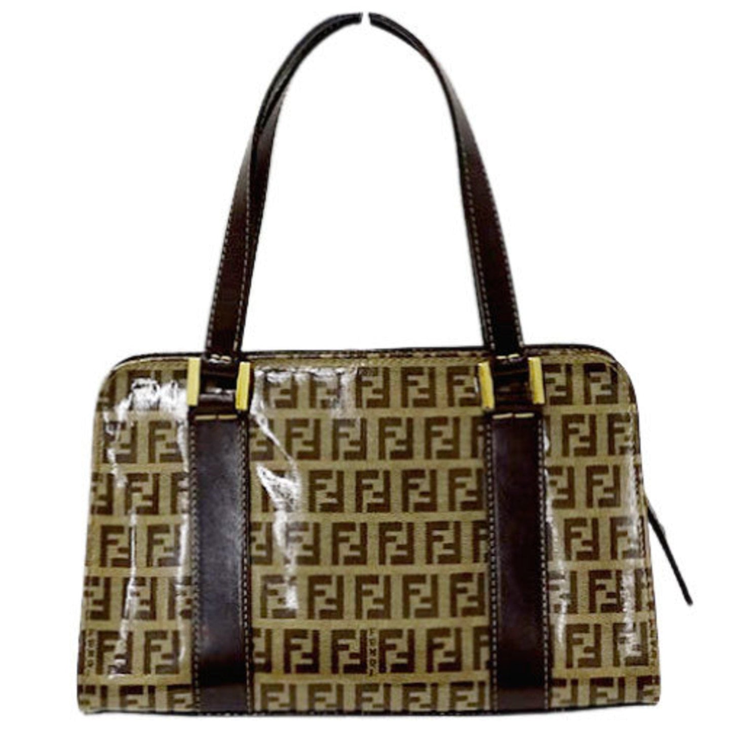 FENDI Bag Ladies Handbag Zucchino Brown